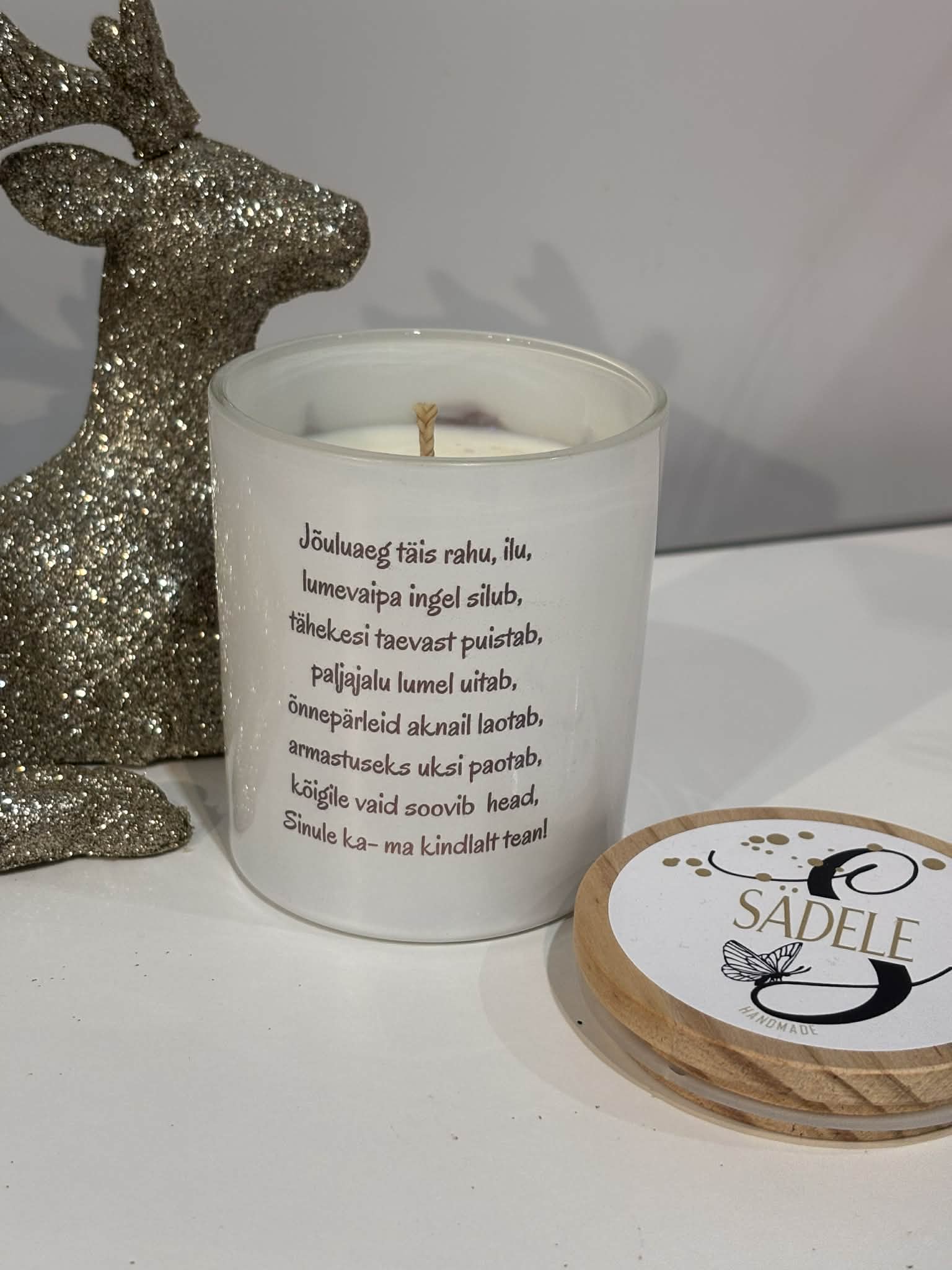 Sojavahast küünal jõhvikas "Ingel" - Image 2