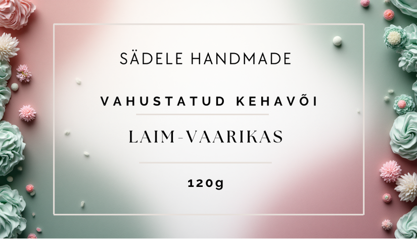 Vahustatud kehavõi "Laim-vaarikas"